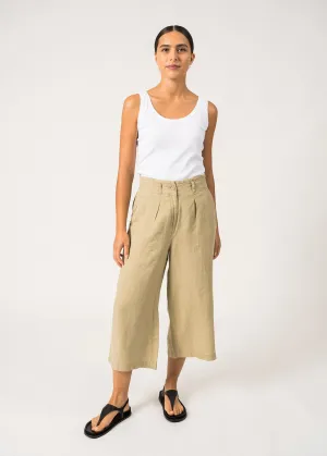 Pantalon large Chlo - en lin (AMANDIER)