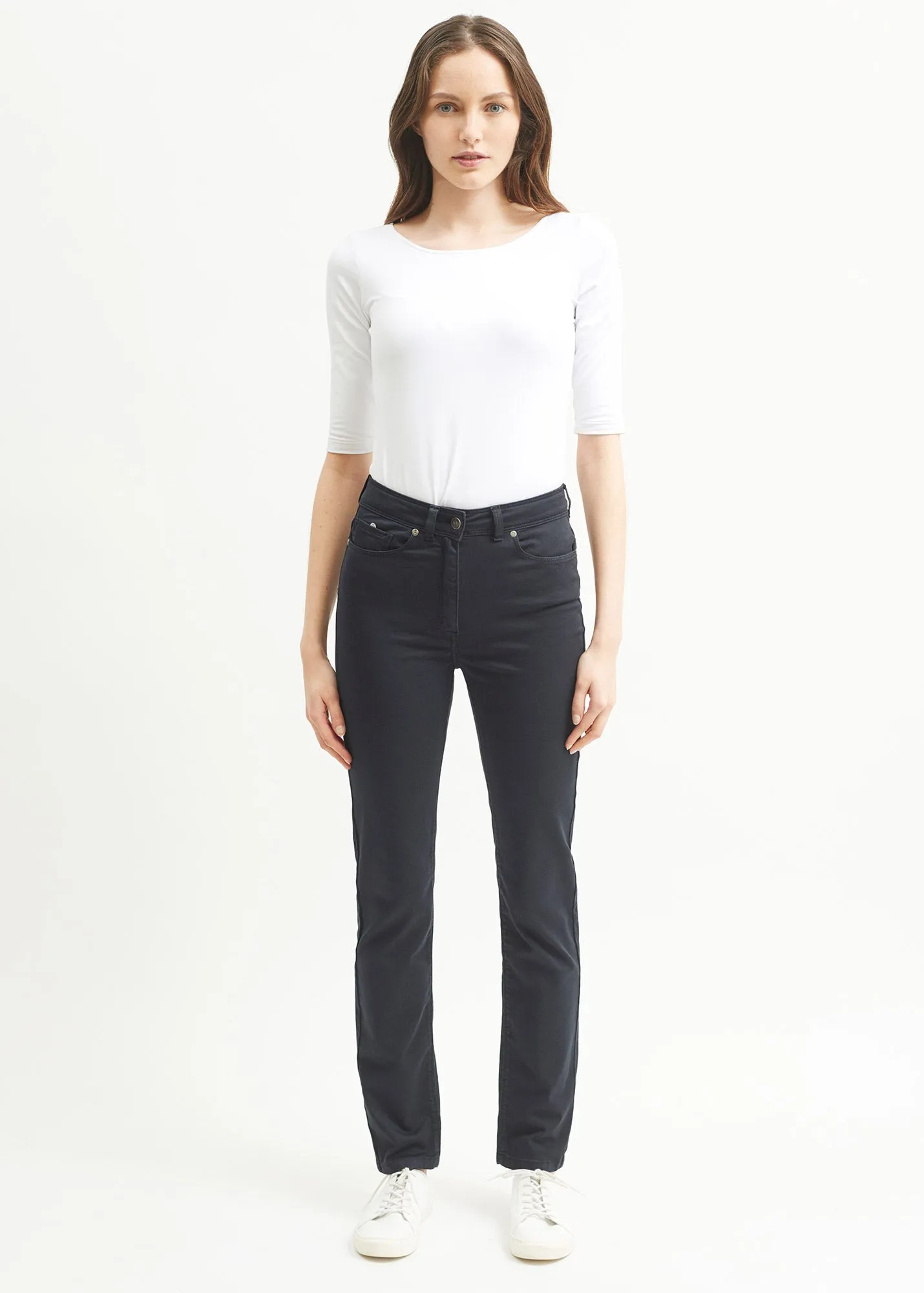 Pantalon Mimosa - en coton (NAVY)
