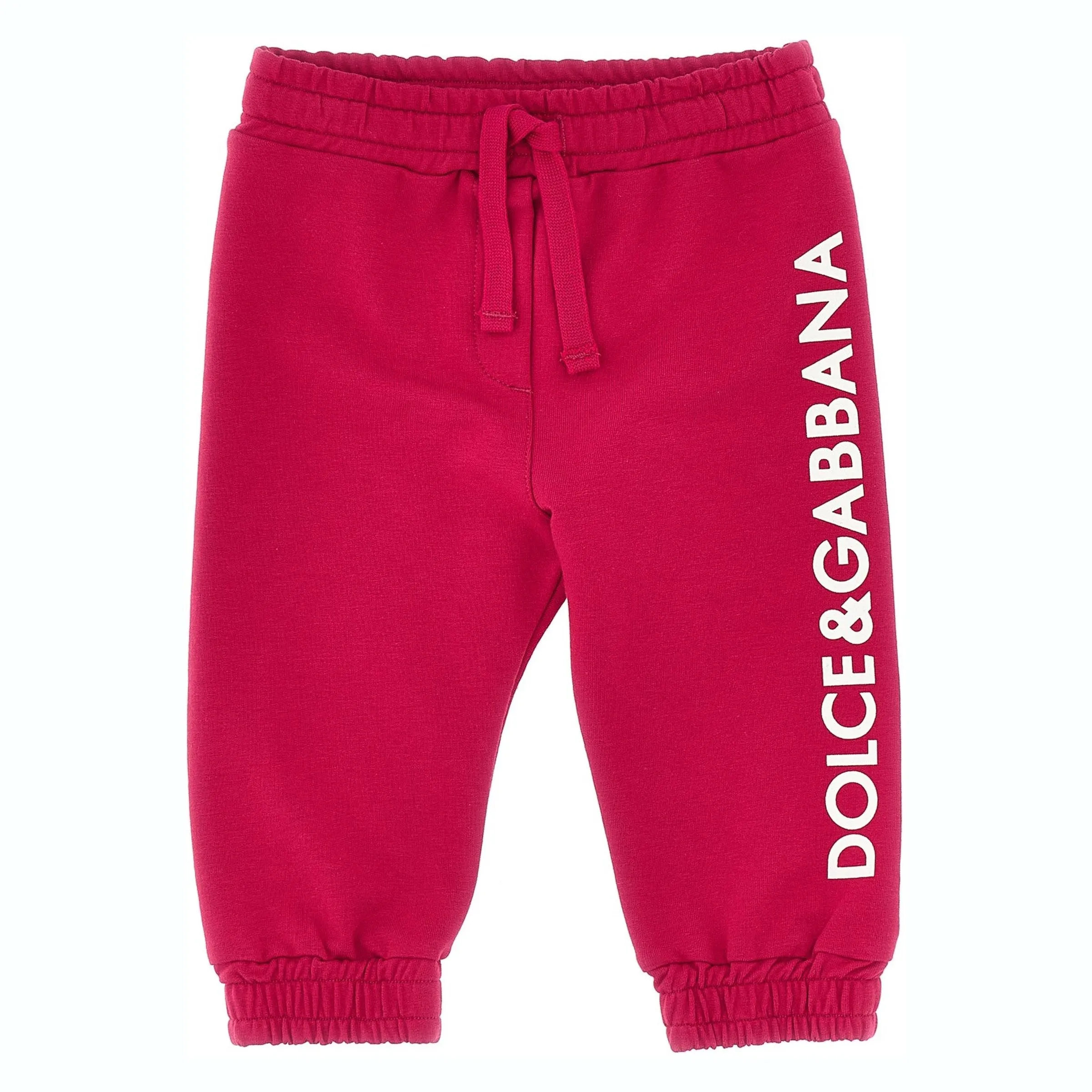 Pink Logo Print Joggers