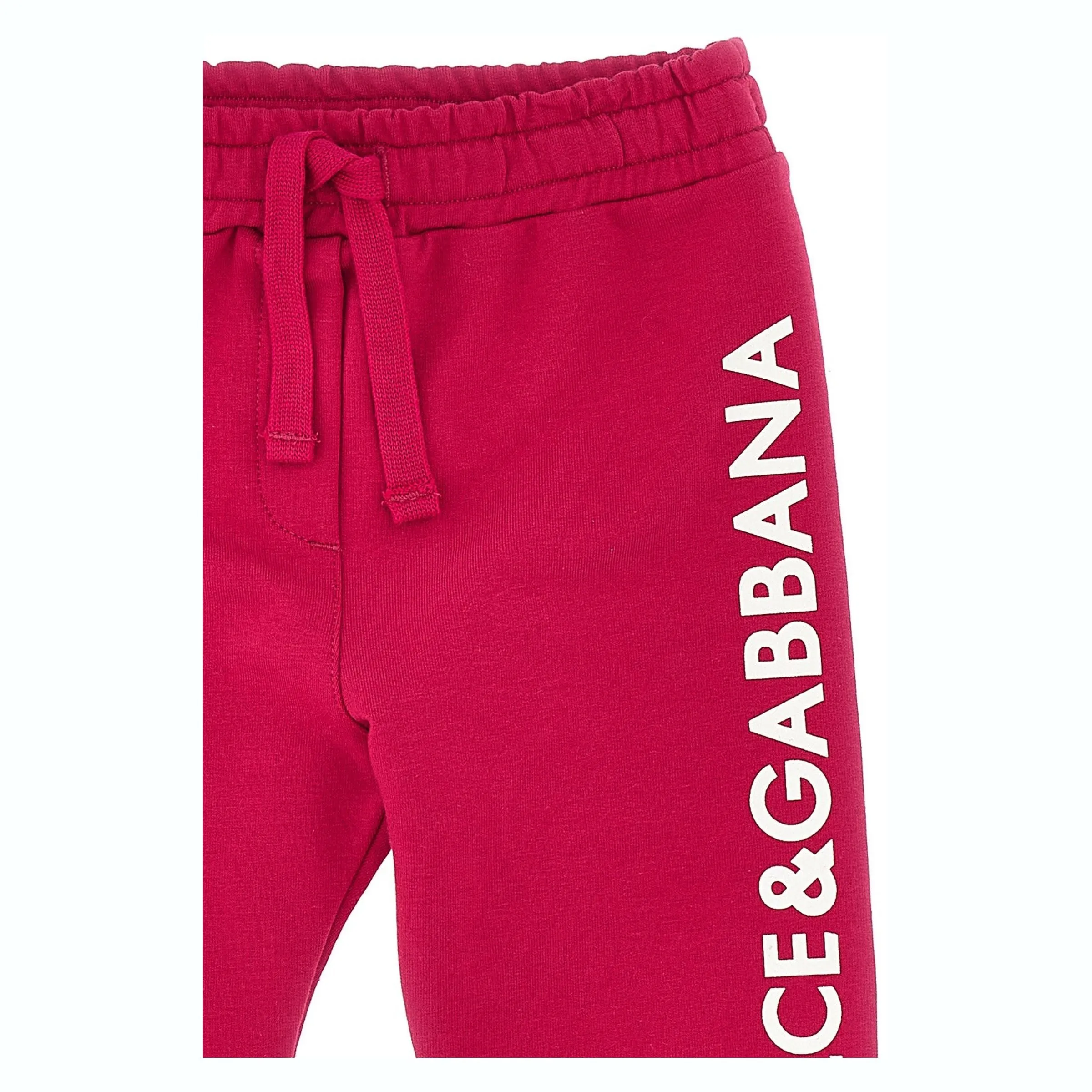 Pink Logo Print Joggers