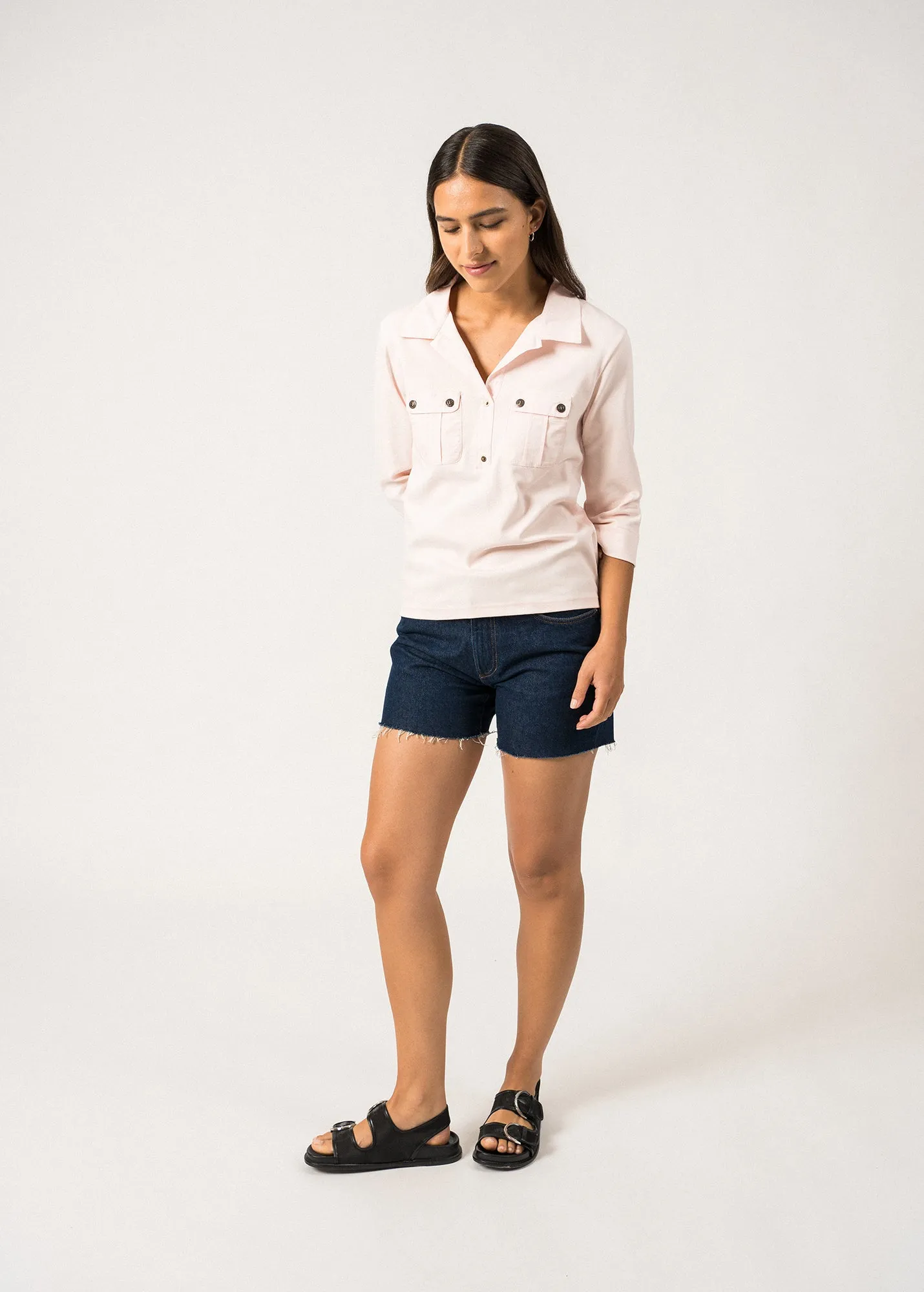 Polo Olron - en coton (POUDRE)
