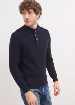 Pull Bourboule - en laine (NAVY)