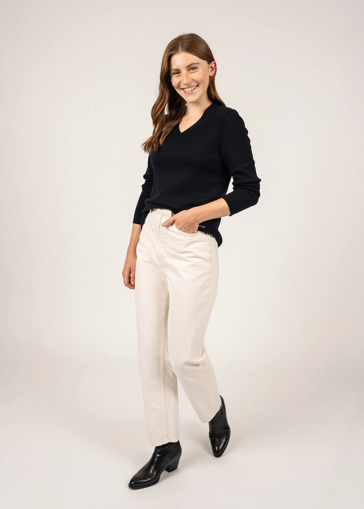Pull Brhat - en laine (NAVY)