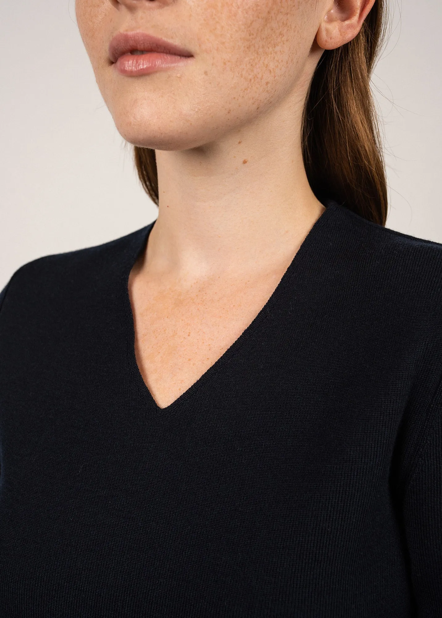 Pull Brhat - en laine (NAVY)