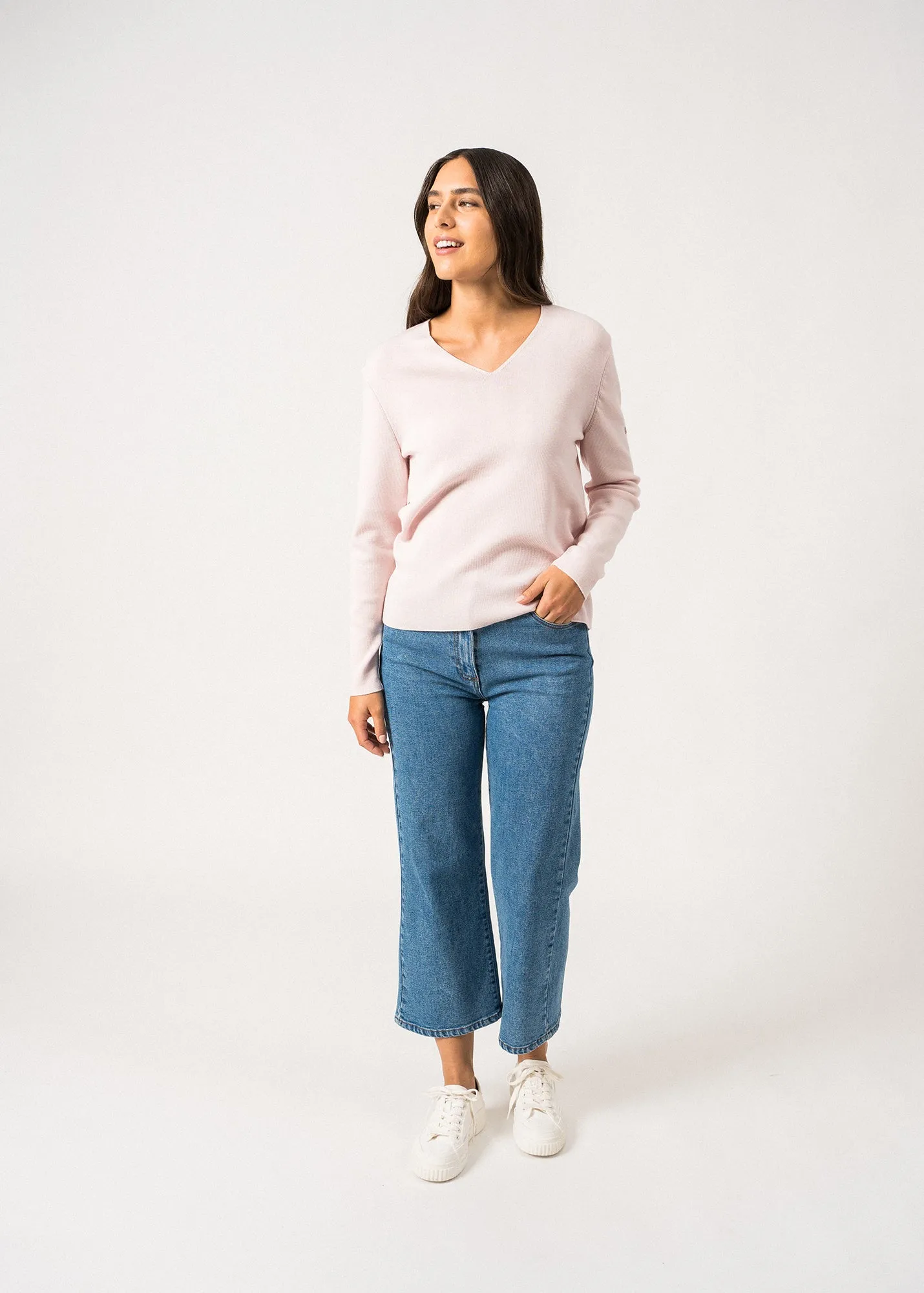 Pull Brhat - en laine (POUDRE)