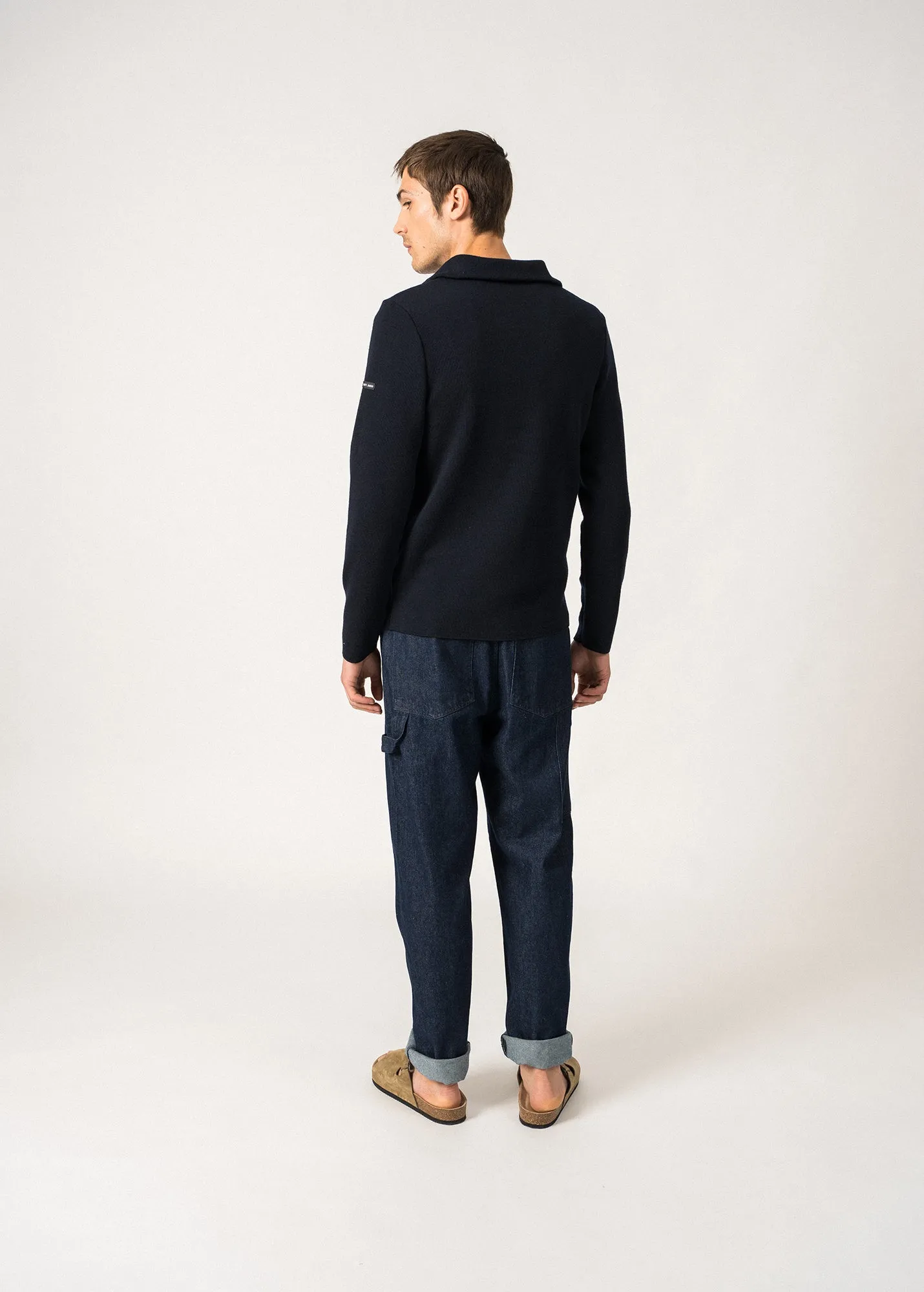 Pull camionneur Passerelle - en laine (NAVY)