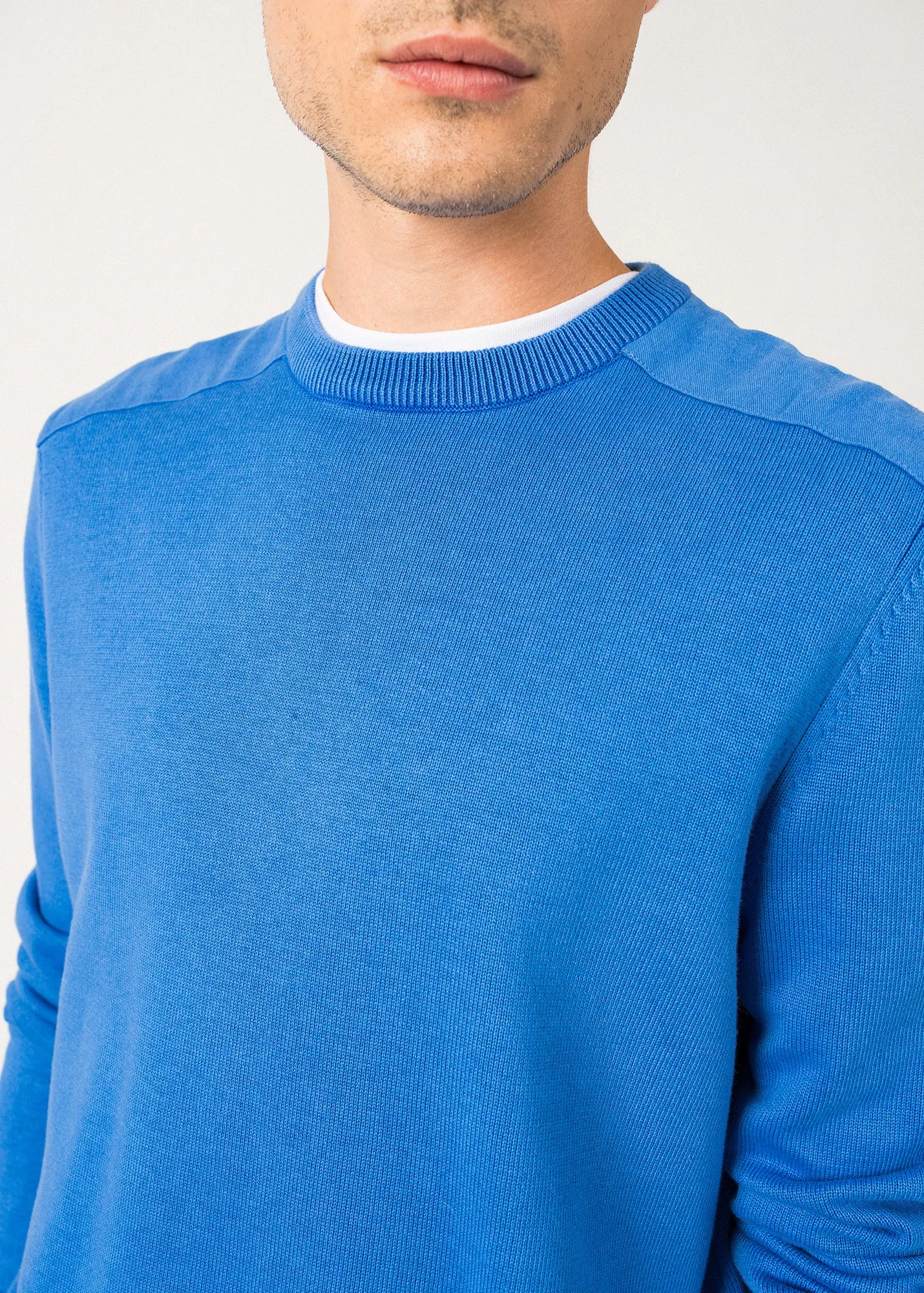 Pull en coton Trevise -  coudires (MER)