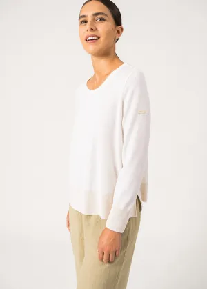 Pull fin Svignac - en laine (ECUME/CHAMPAGNE)