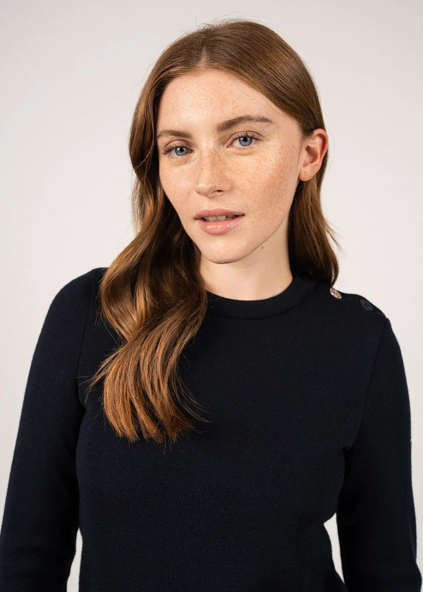 Pull marin Brganon  coudires - SAINT JAMES x Comdie Franaise (NAVY)