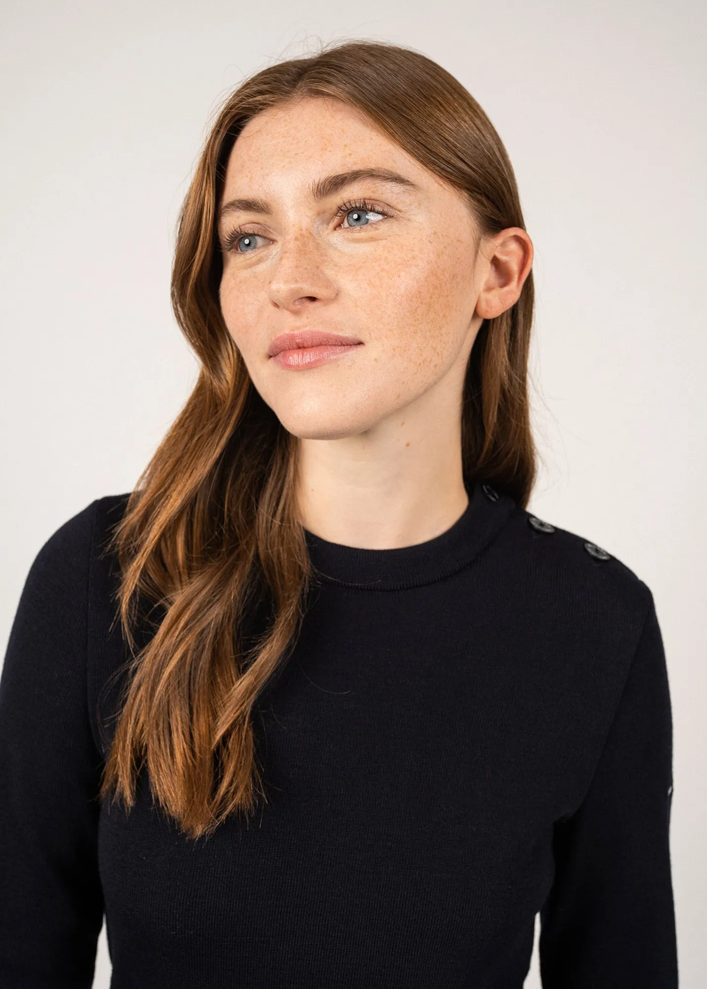 Pull marin Brganon - SAINT JAMES x Elyse (NAVY)