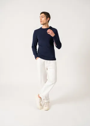 Pull marin Philibert - SAINT JAMES x Maison FT (INSIGNE/BLANC/MEDOC)