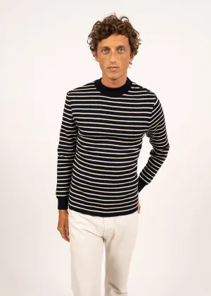 Pull marin ray Matelot - coupe ajuste (MARINE/ECRU)