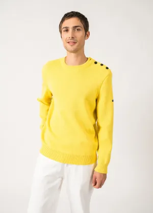Pull marin uni Cancale - coupe confort (ACIDULE)
