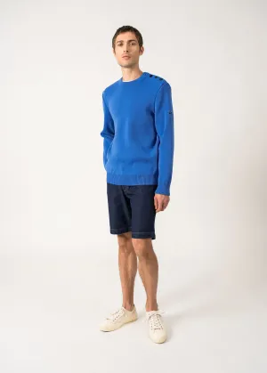 Pull marin uni Cancale - coupe confort (MER)