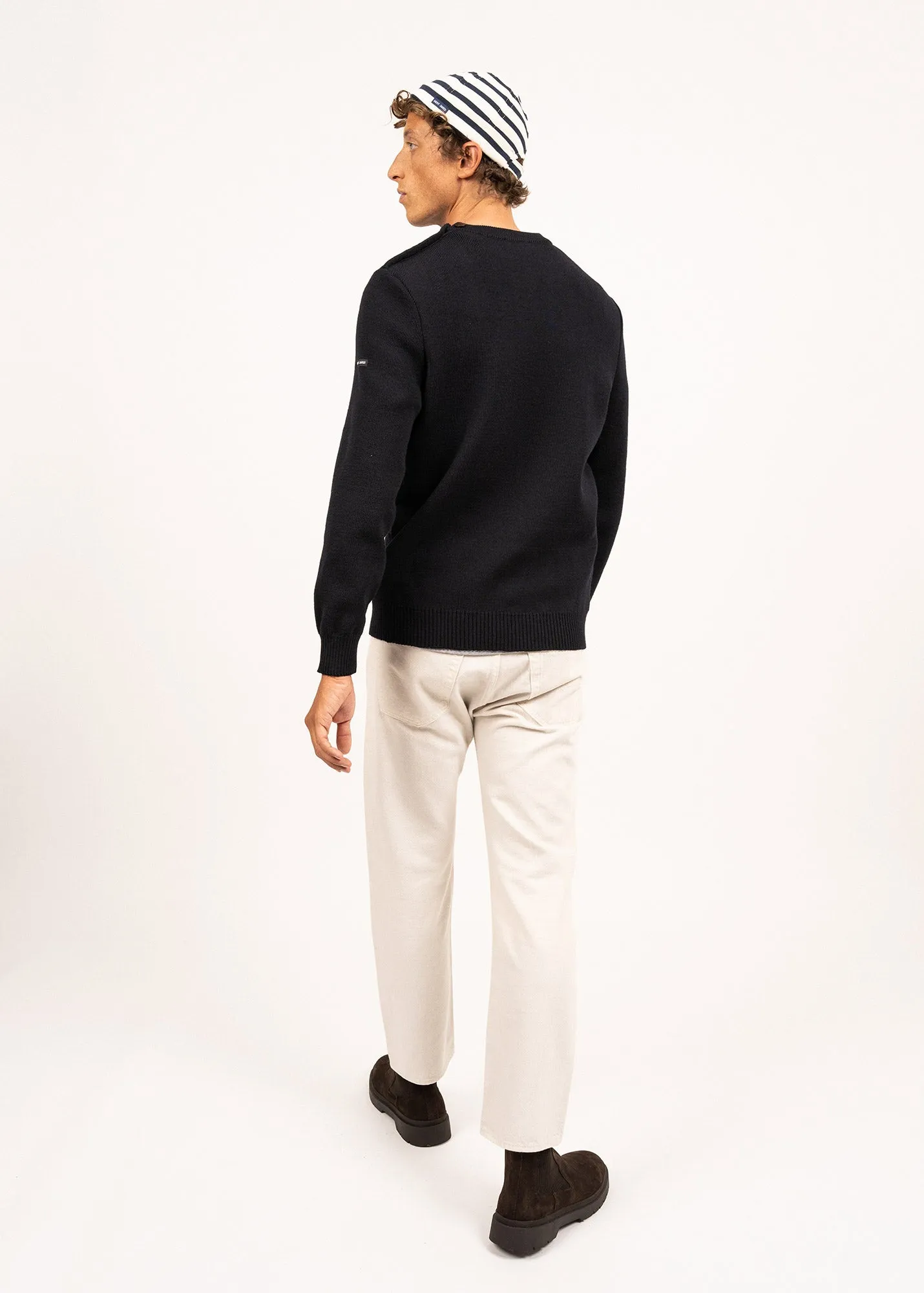 Pull marin uni Cancale - coupe confort (NAVY)