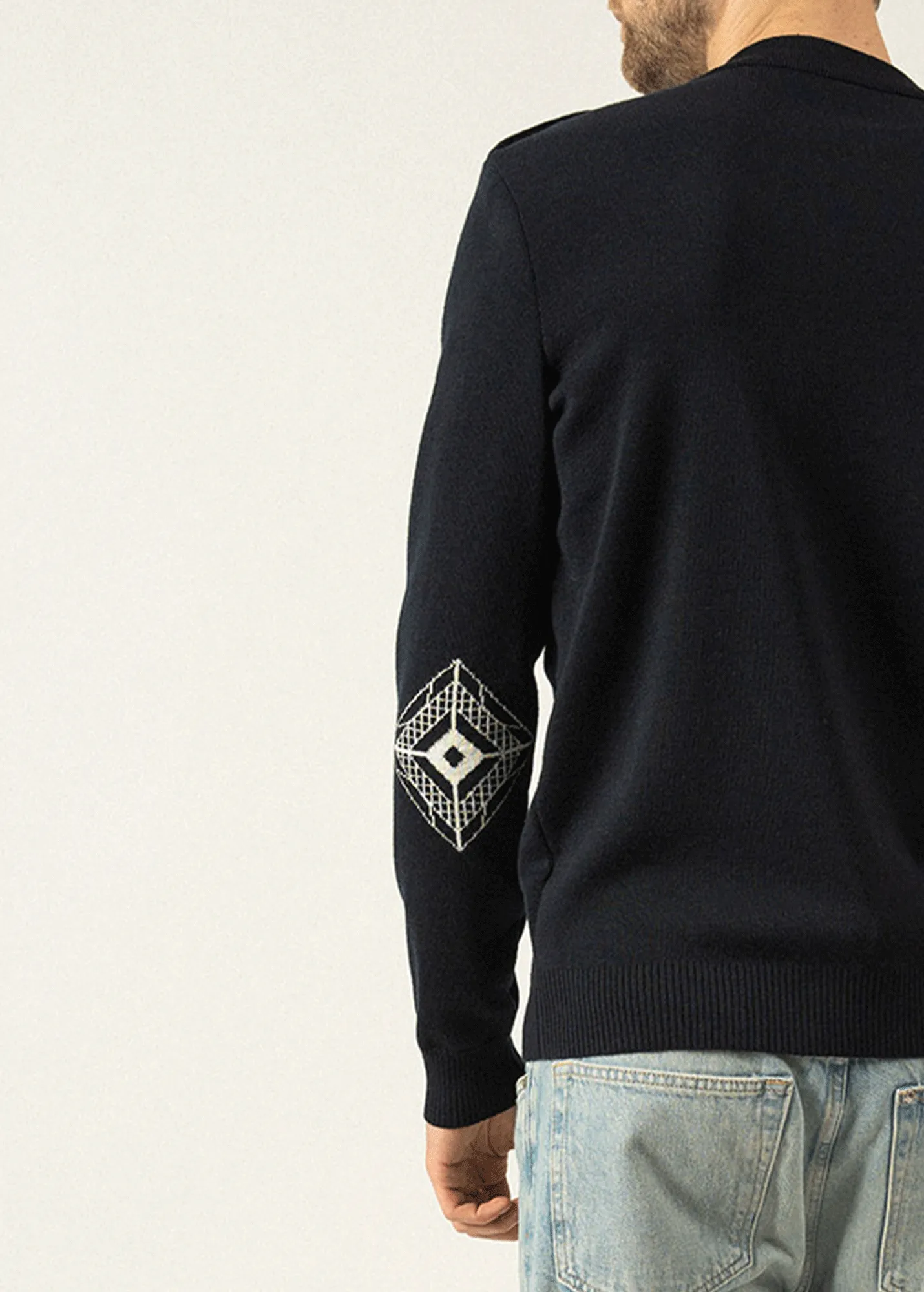 Pull Mondiovision Eiffel  coudires - SAINT JAMES x La Tour Eiffel (NAVY/ECUME)