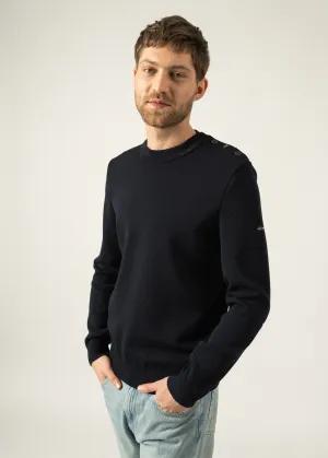 Pull Mondiovision Eiffel  coudires - SAINT JAMES x La Tour Eiffel (NAVY/ECUME)