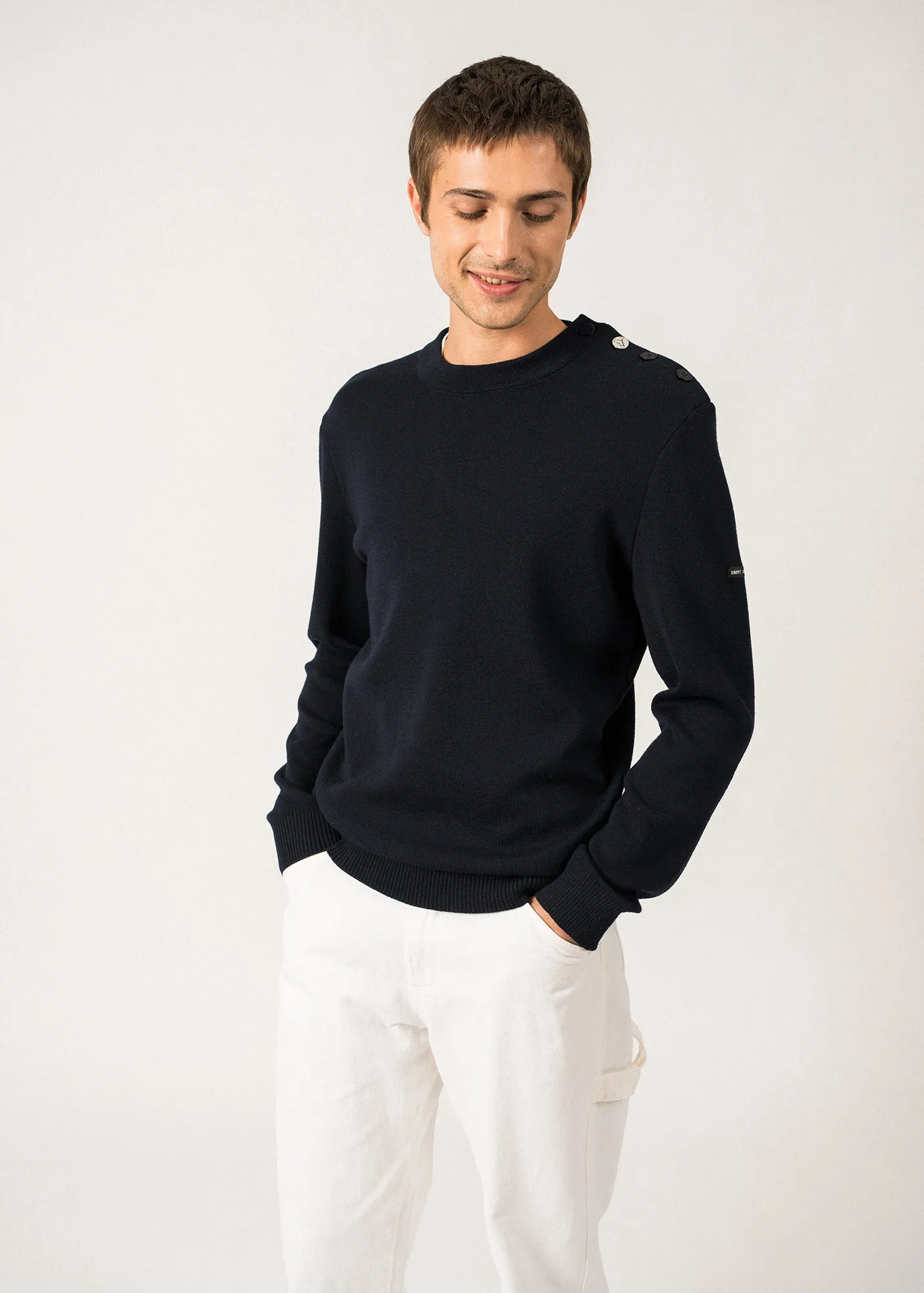 Pull Mondivision EPIC - SAINT JAMES x le Mont Saint-Michel (NAVY/MULTICO)