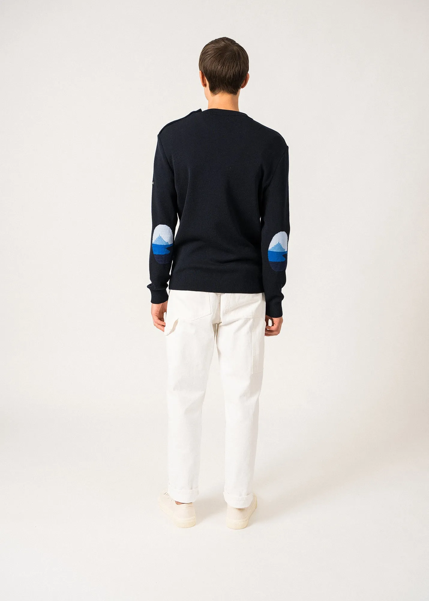 Pull Mondivision EPIC - SAINT JAMES x le Mont Saint-Michel (NAVY/MULTICO)