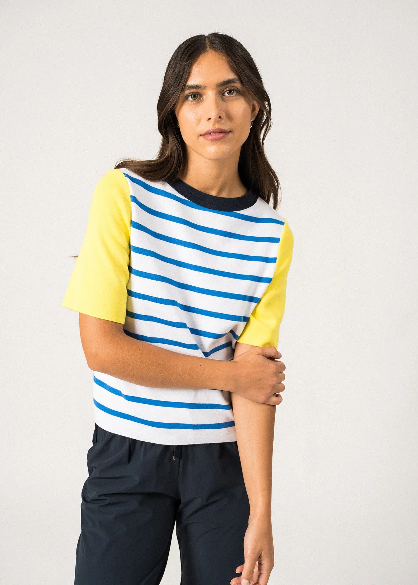 Pull ray Valensol - en coton (CAP GRAPHIC)