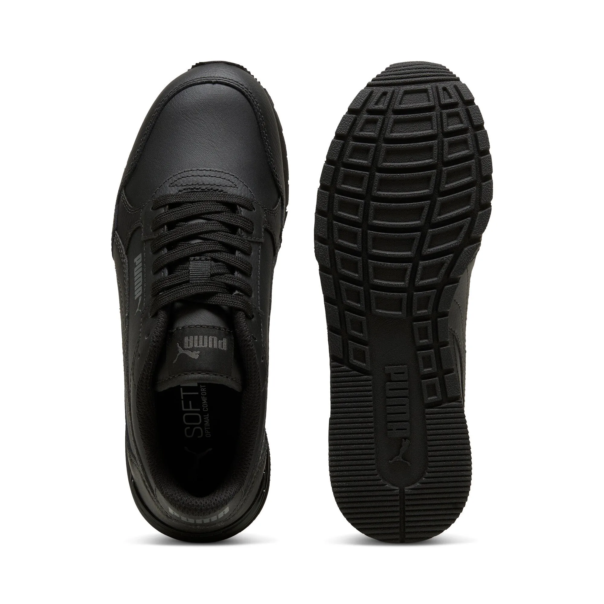 PUMA Big Kids' ST Runner v4 Leather Sneakers
