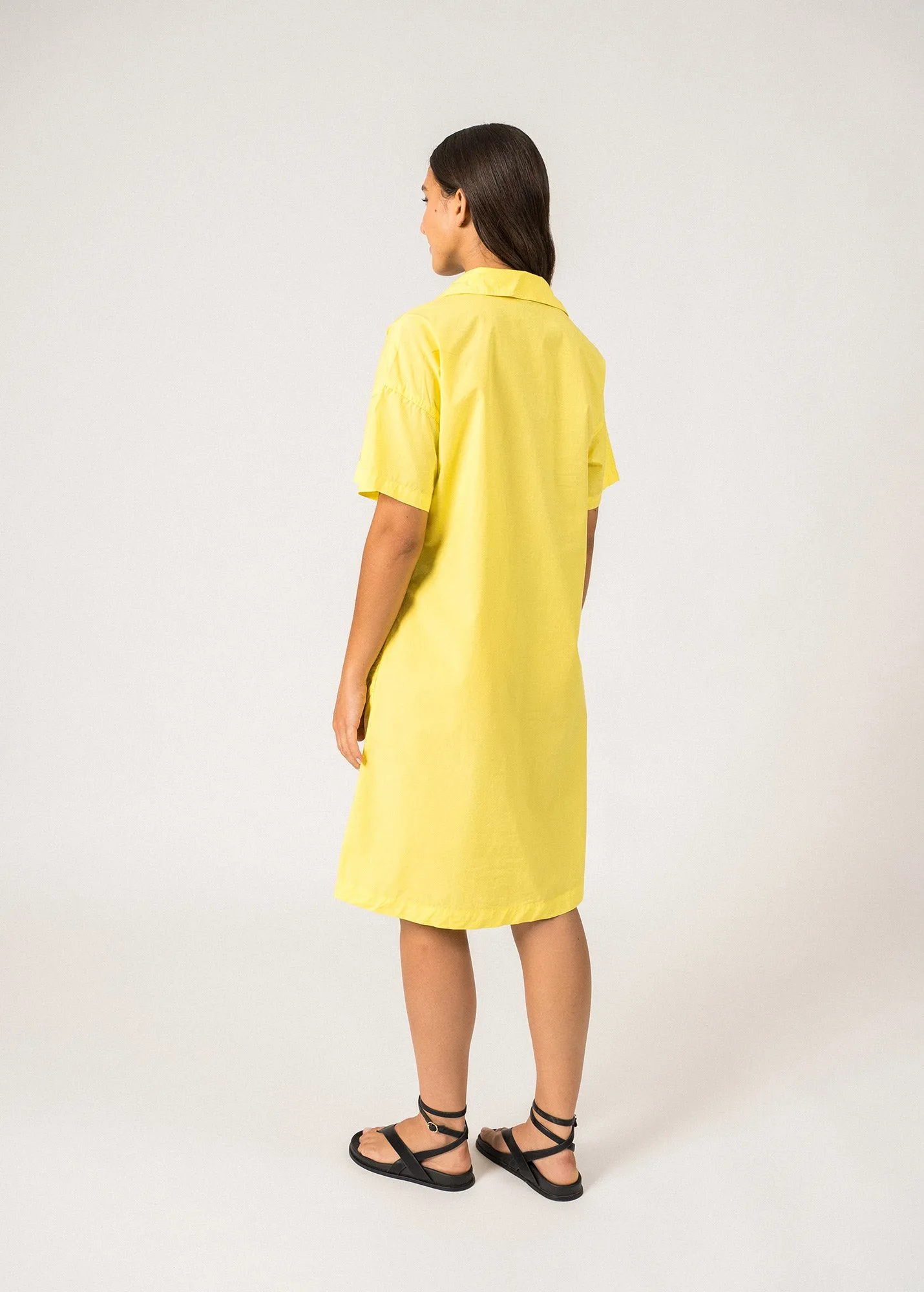 Robe chemise Coralie - en toile (ACIDULE)