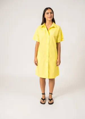 Robe chemise Coralie - en toile (ACIDULE)