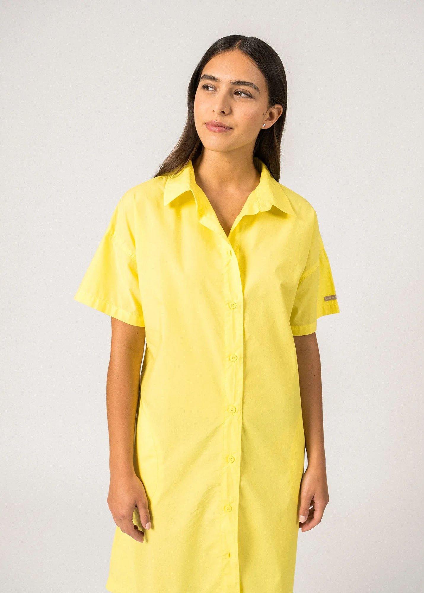 Robe chemise Coralie - en toile (ACIDULE)