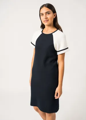 Robe en coton Plaisance - SAINT JAMES x Isabelle Ballu (MARINE/ECUME)