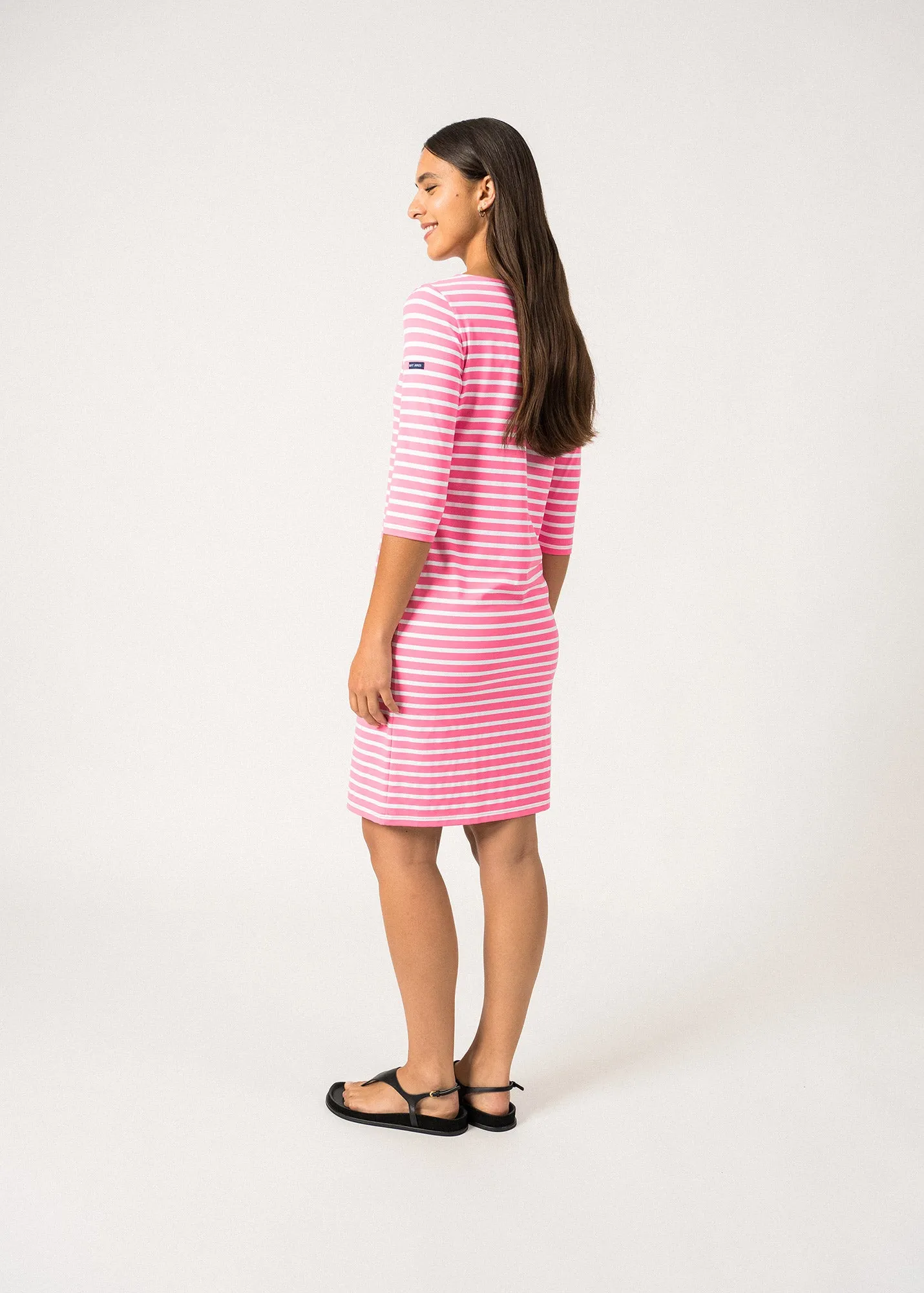 Robe marinire anti-UV Propriano -  manches 3/4 (NEON/NEIGE)