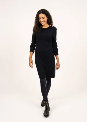 Robe pull Grande Mare - en laine (NAVY)