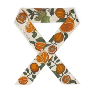 SABINA SAVAGE - ORANGES AND LEMONS SILK RIBBON
