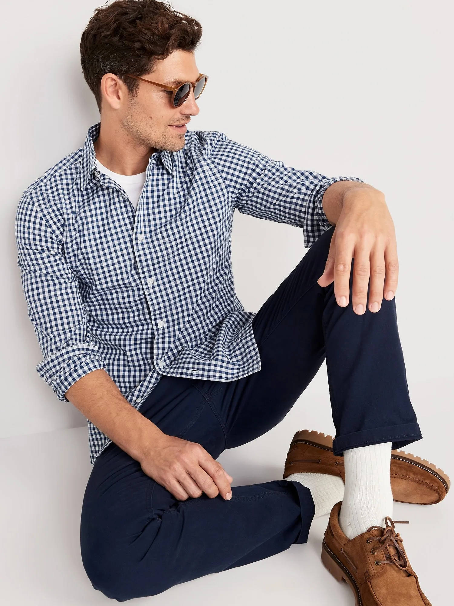 Slim-Fit Built-In Flex Everyday Shirt for Men