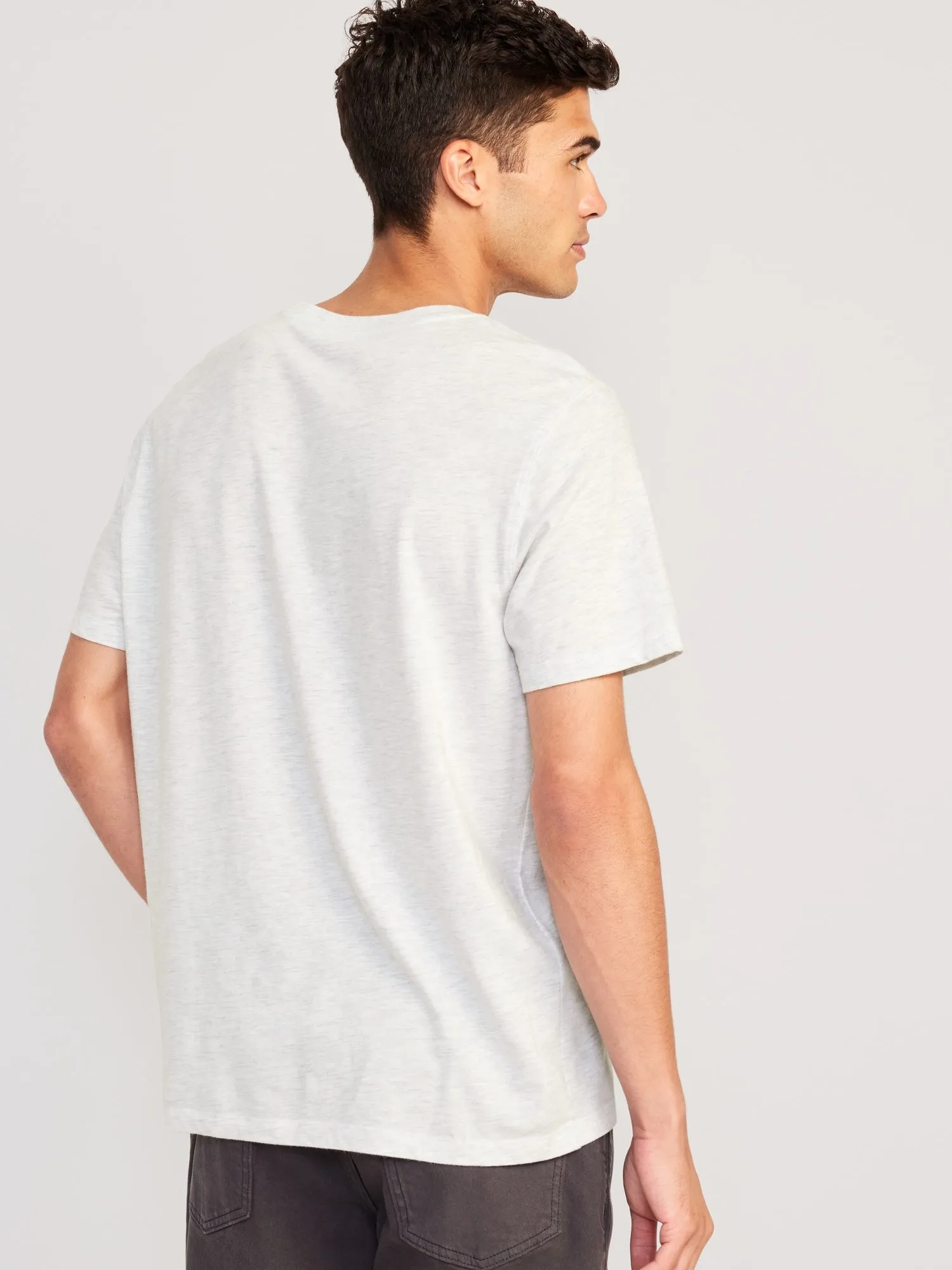 Soft-Washed Crew-Neck T-Shirt For Men