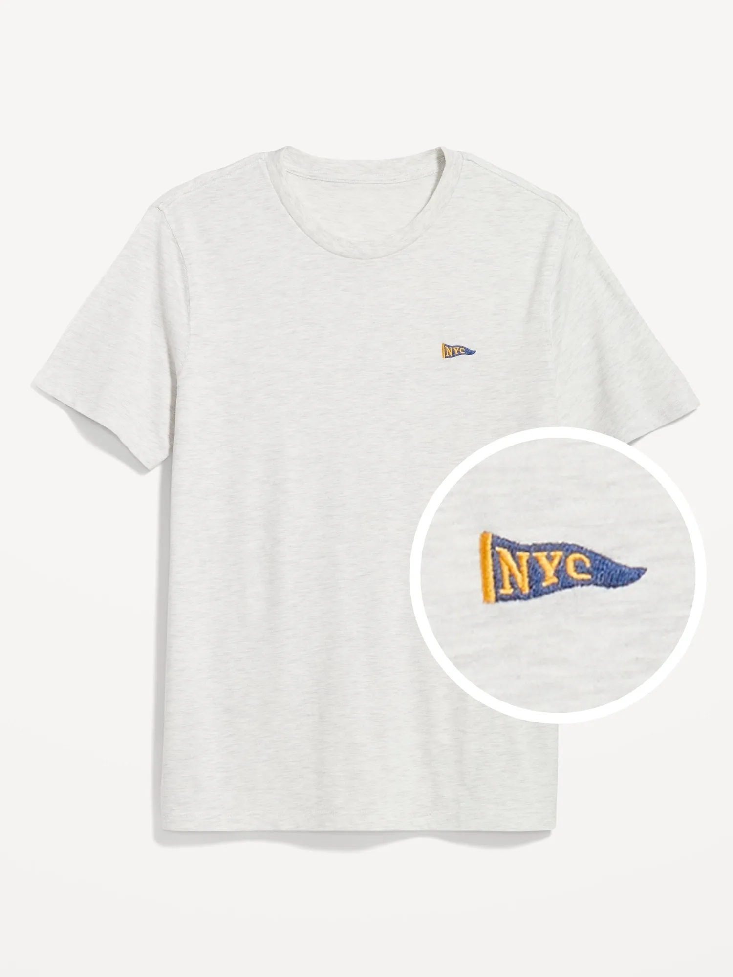 Soft-Washed Crew-Neck T-Shirt For Men