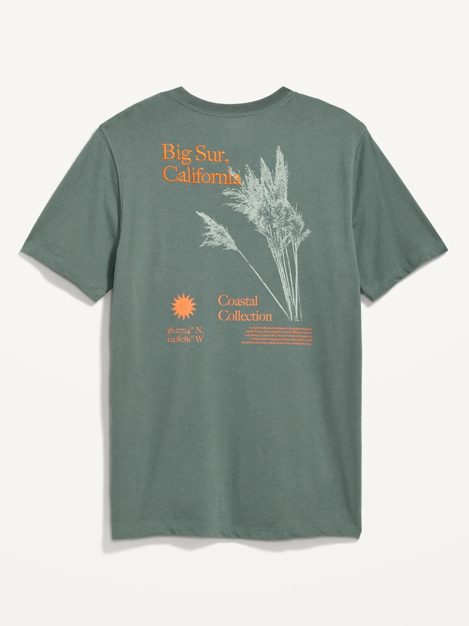 Soft-Washed Graphic Pocket T-Shirt for Men