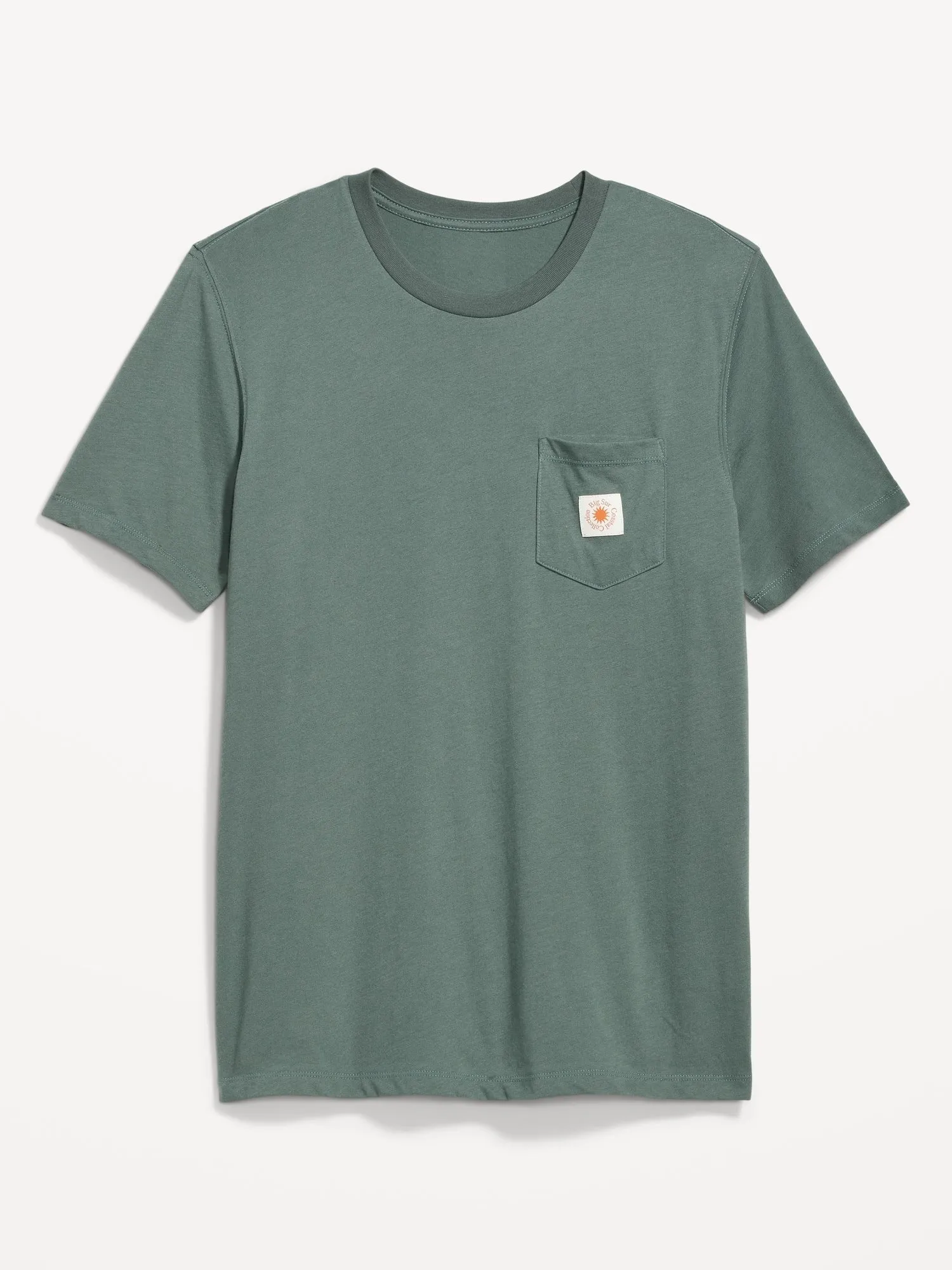 Soft-Washed Graphic Pocket T-Shirt for Men