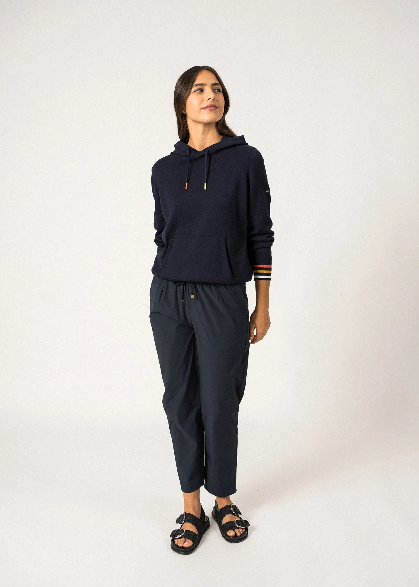 Sweat  capuche Naples - en molleton (MARINE)
