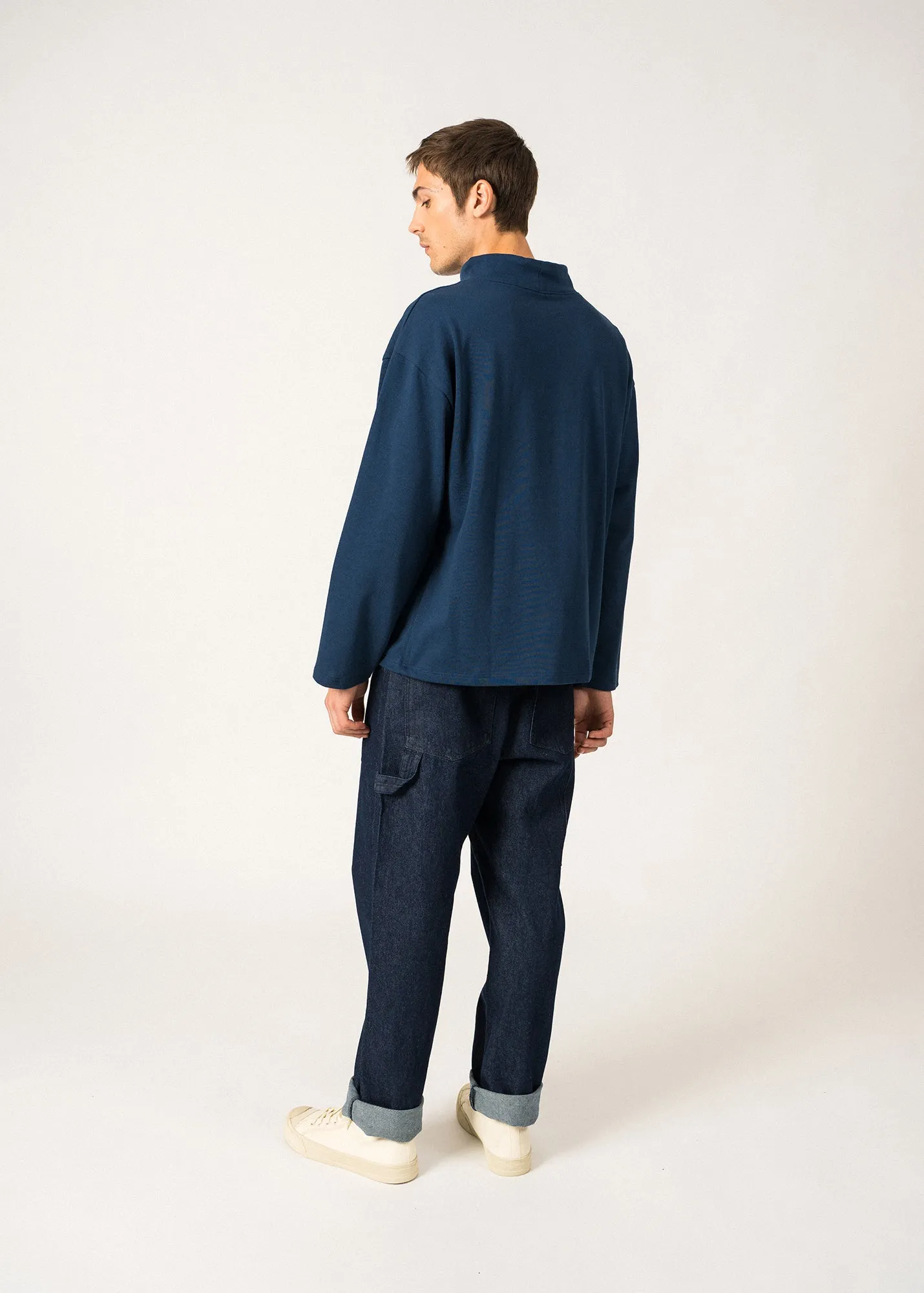 Sweat Horizon Rdit - en coton card (MARINE)