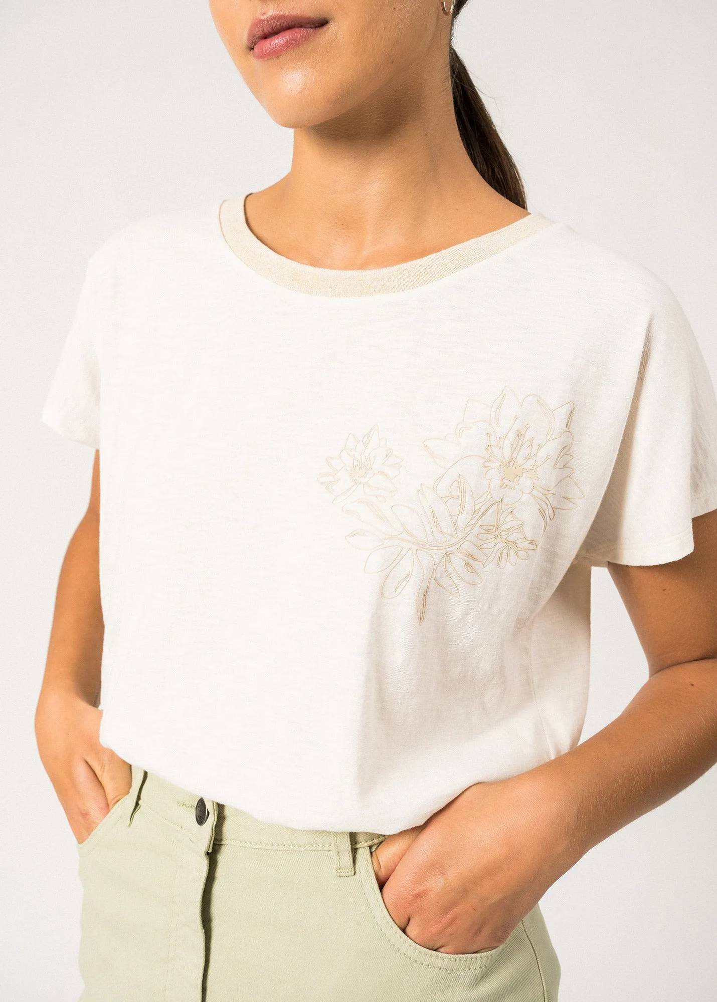 T-shirt Mlie - en coton (CRAIE PROMENADE)