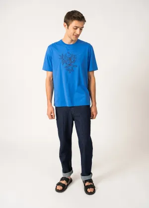 T-shirt  motif John - en coton (MER/MARINE)