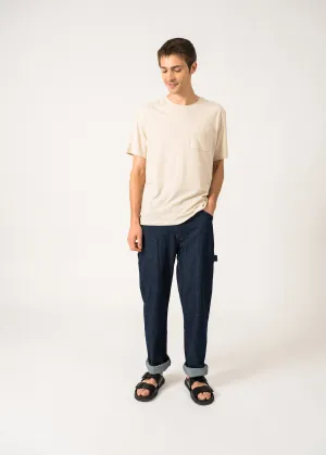T-shirt Perry - en coton et lin (NATUREL)