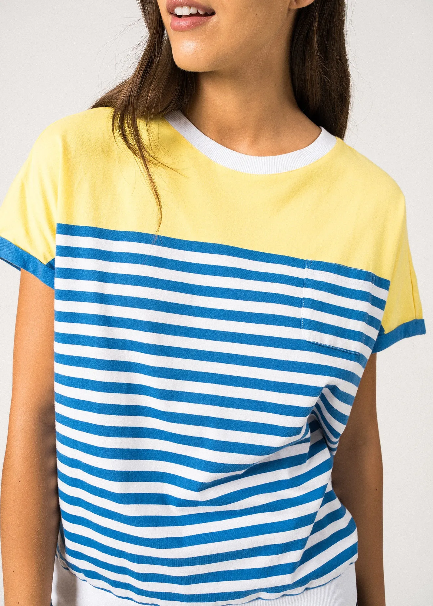 T-shirt ray Enora - en coton (CAP GRAPHIC)