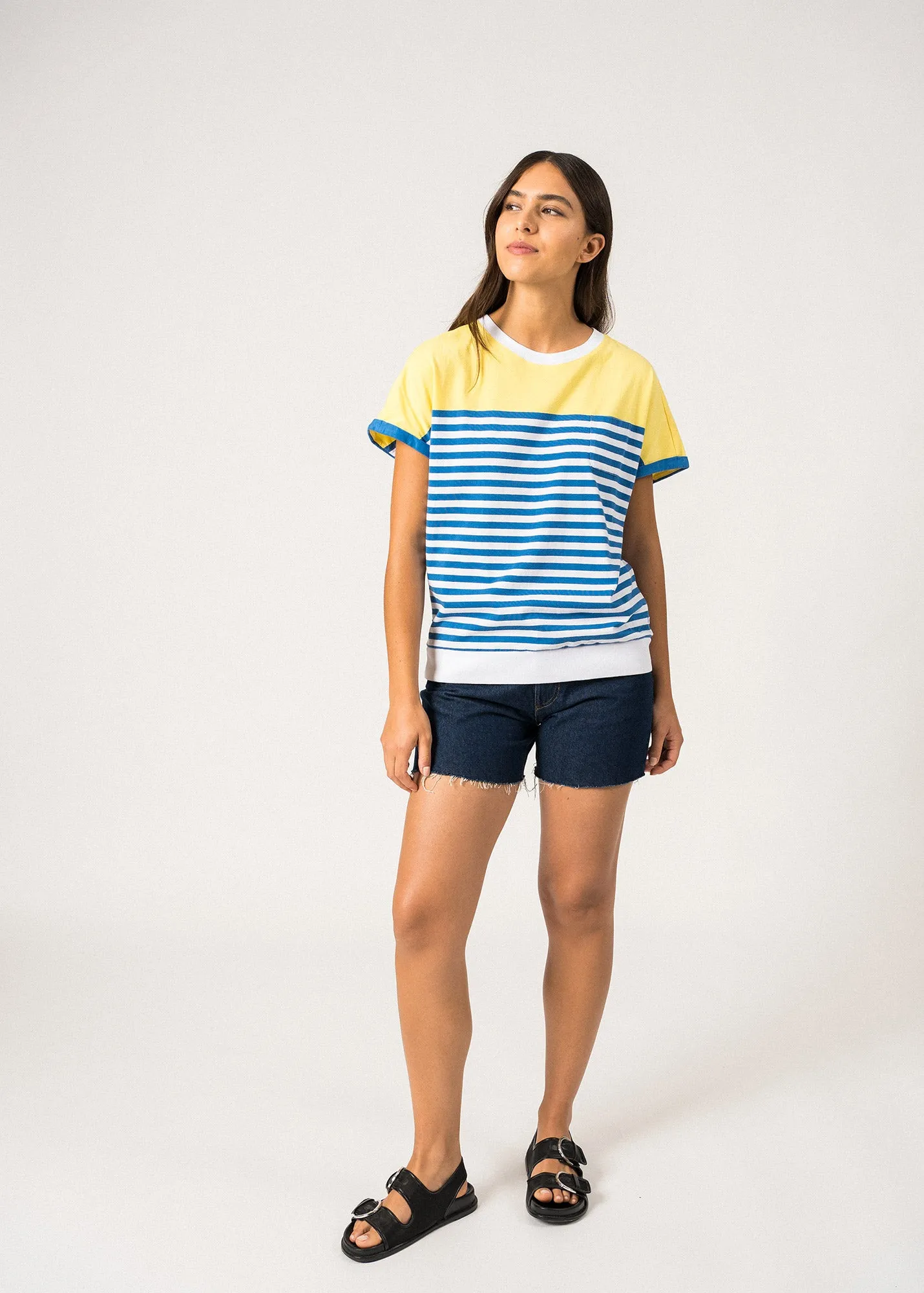 T-shirt ray Enora - en coton (CAP GRAPHIC)