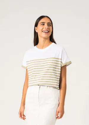T-shirt ray Enora - en coton (PROMENADE)