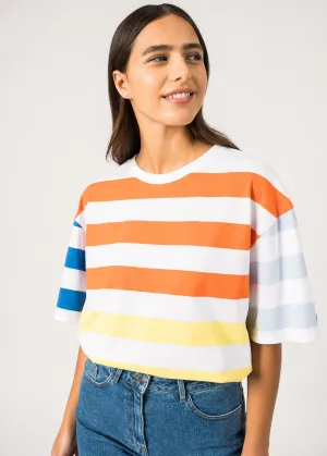 T-shirt ray Fiona - en coton (CAP GRAPHIC)