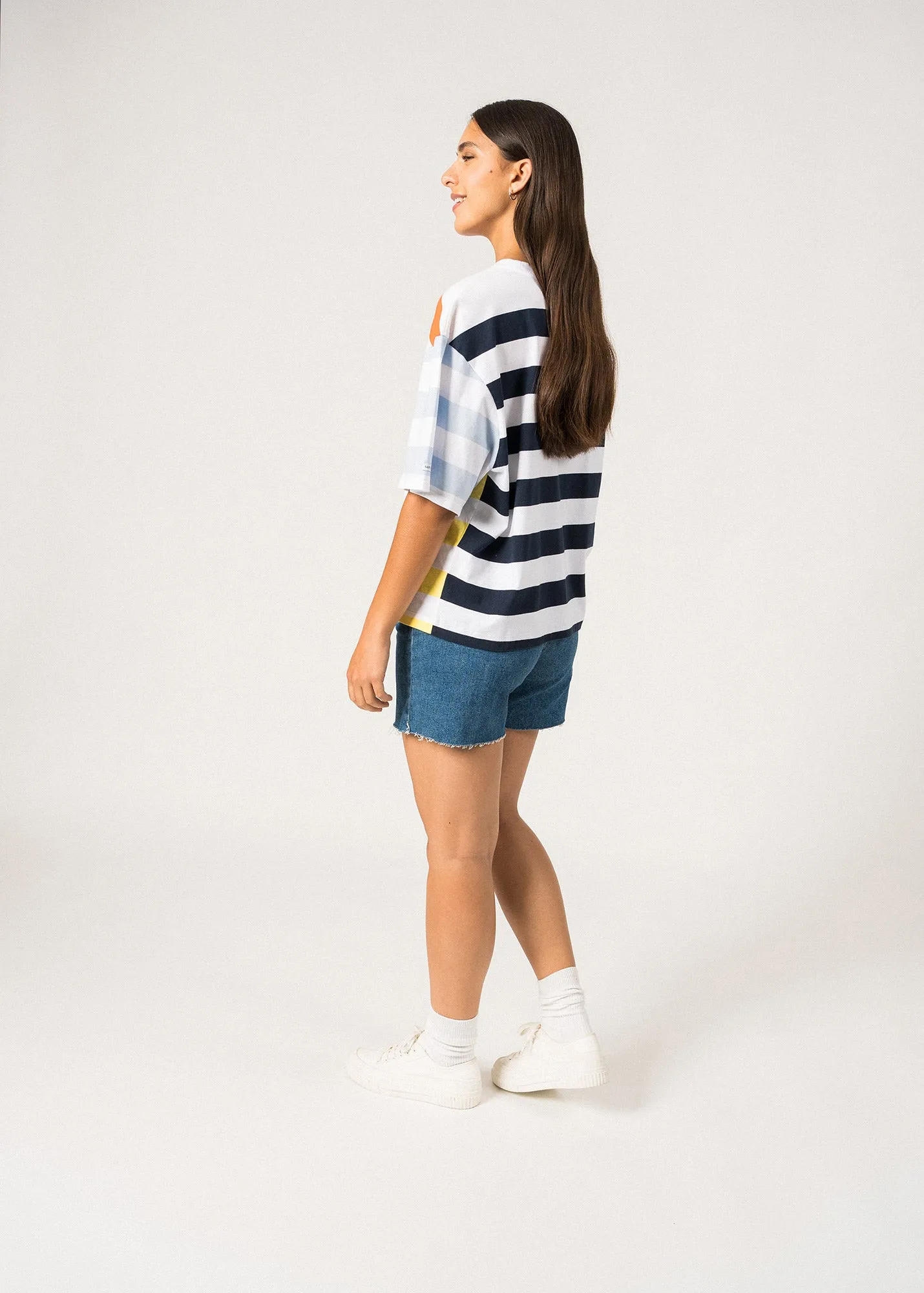 T-shirt ray Fiona - en coton (CAP GRAPHIC)