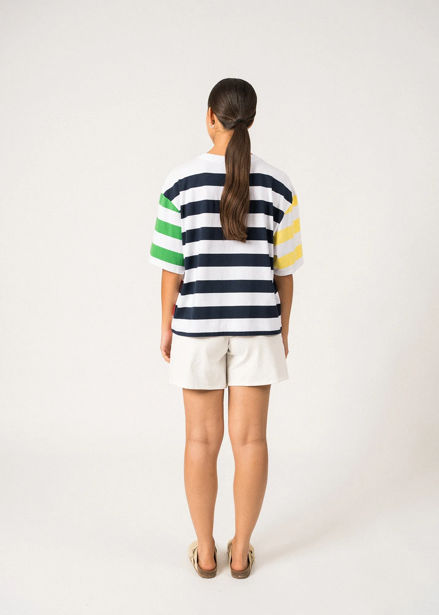 T-shirt ray Fiona - en coton (COTE D'AZUR)