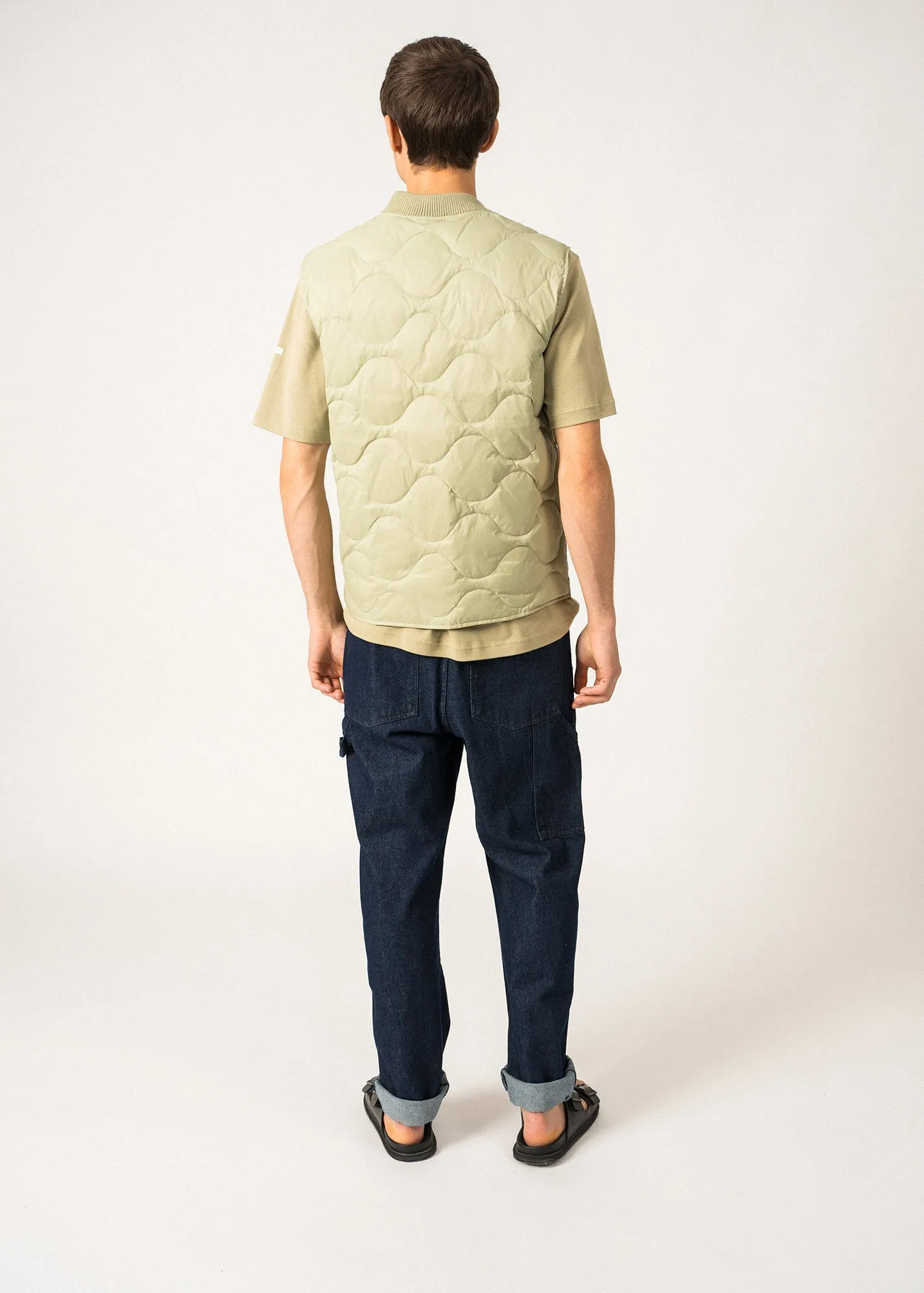 Veste sans manche St Raphal - matelasse (AMANDIER)