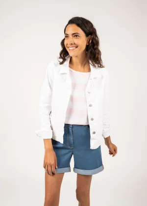 Veste Ste Ta - en toile (BLANC)
